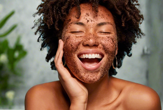 COFFEE EXFOLIATING FACE & BODY SCRUB- 8oz