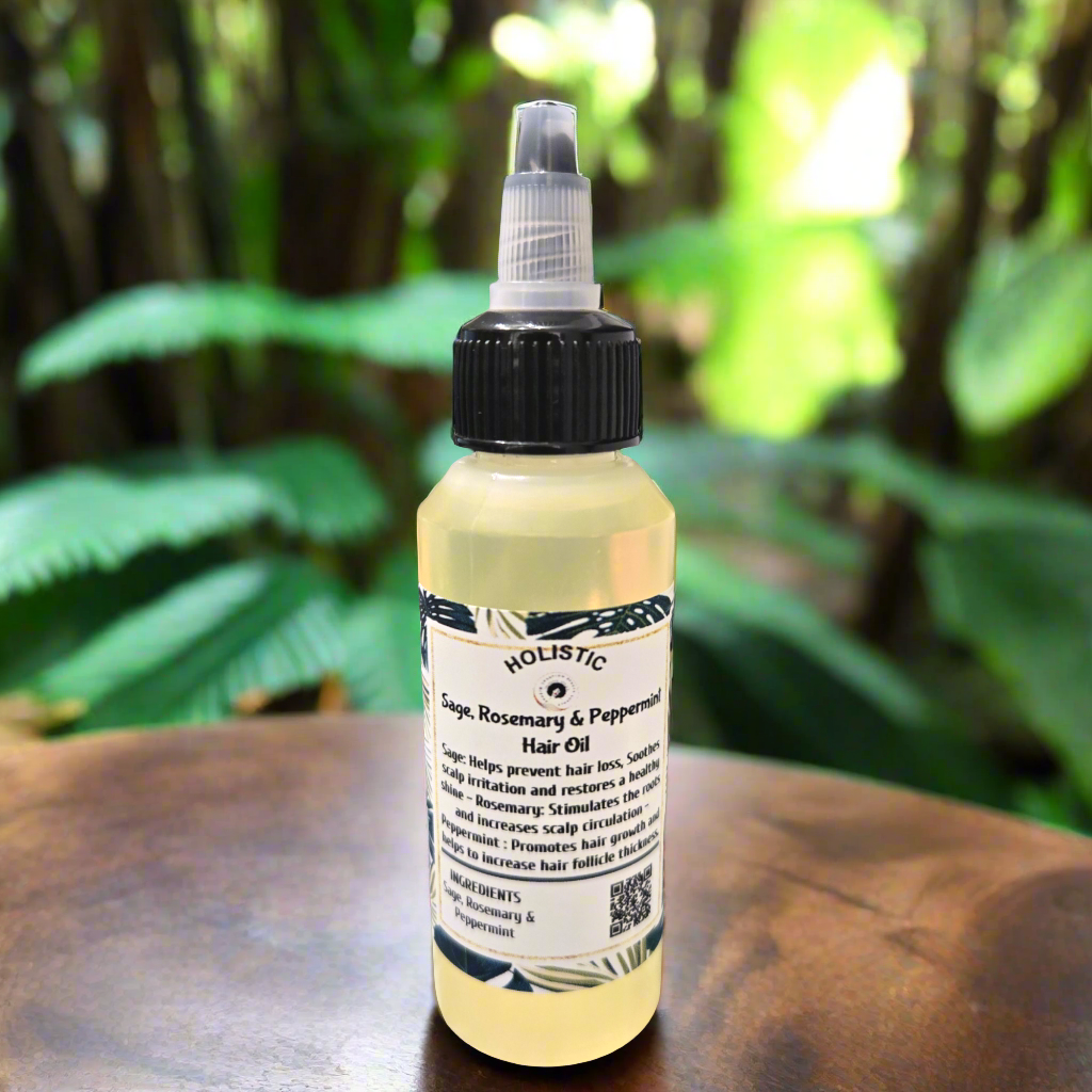 Sage, Rosemary & Peppermint Hair Oil- 2 oz