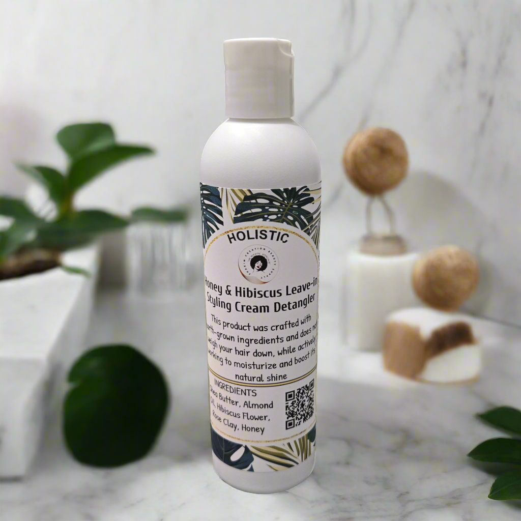 HONEY & HIBISCUS LEAVE-IN CONDITIONER- 8oz