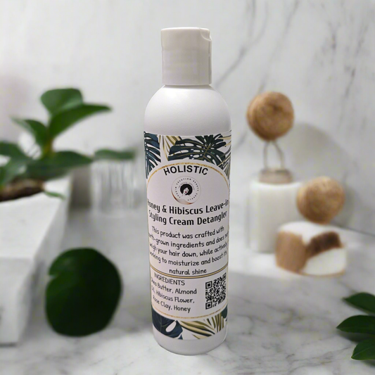 HONEY & HIBISCUS LEAVE- IN MOISTURIZER- 8oz