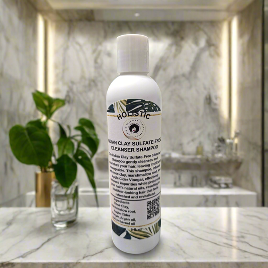 INDIAN CLAY SULFATE-FREE CLEANSER SHAMPOO 8oz
