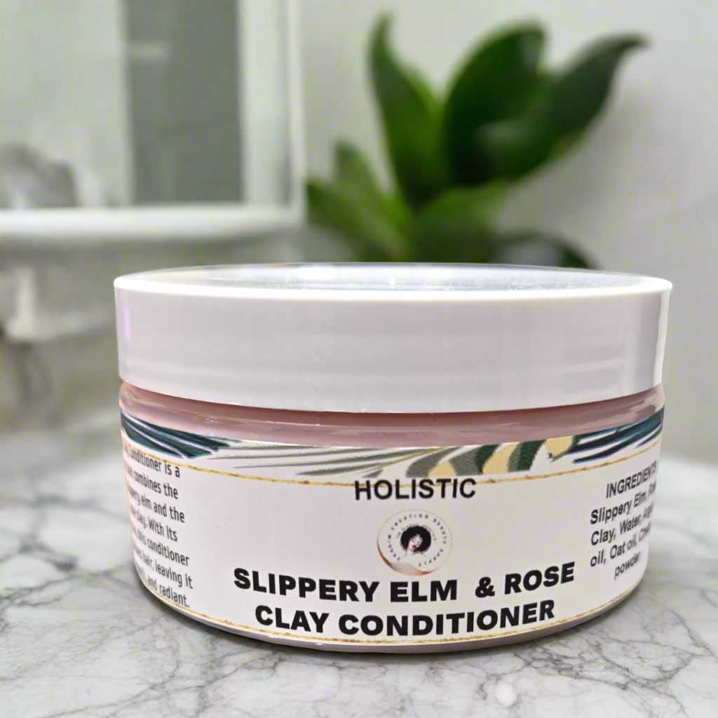 SLIPPERY ELM & ROSE CLAY CONDITIONER- 8oz