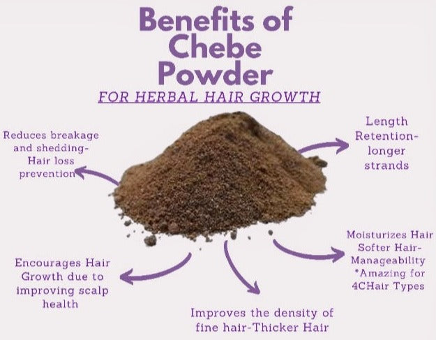 CHEBE STRENGTHENING GROWTH OIL (Infused with Herbs & Peppermint)-6oz