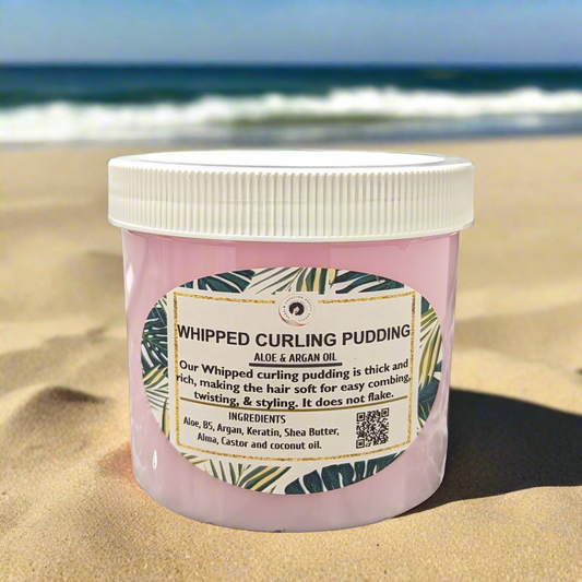 WHIPPED CURLING PUDDING- ALOE & ARGAN OIL 12 oz