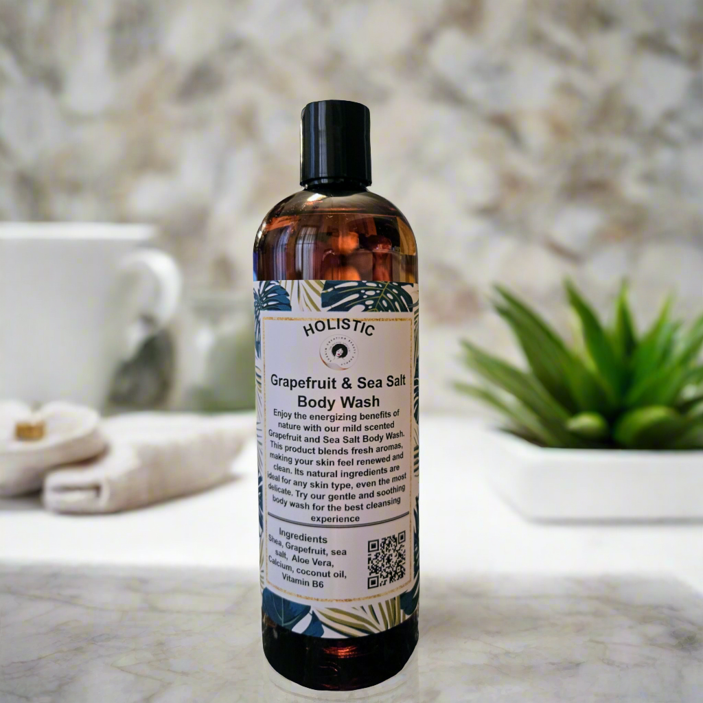 Grapefruit and Sea Salt Body Wash-16oz