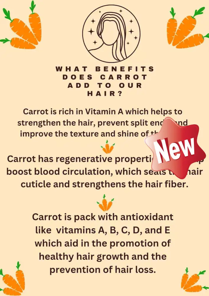 Carrot Soursop & Durian Hair Grease 5Oz